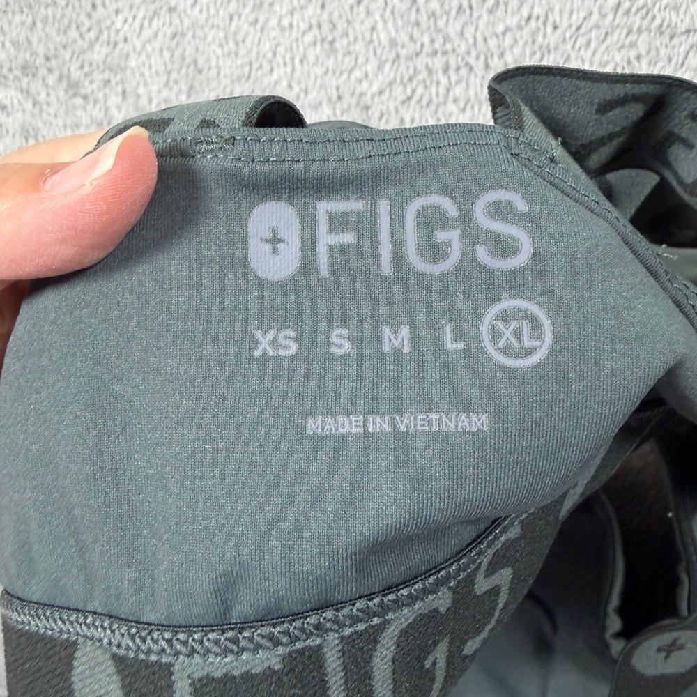 FIGS Performance Underscrub Crossback Sports Bra Size XL Green #W22KW1005 - Picture 7 of 8